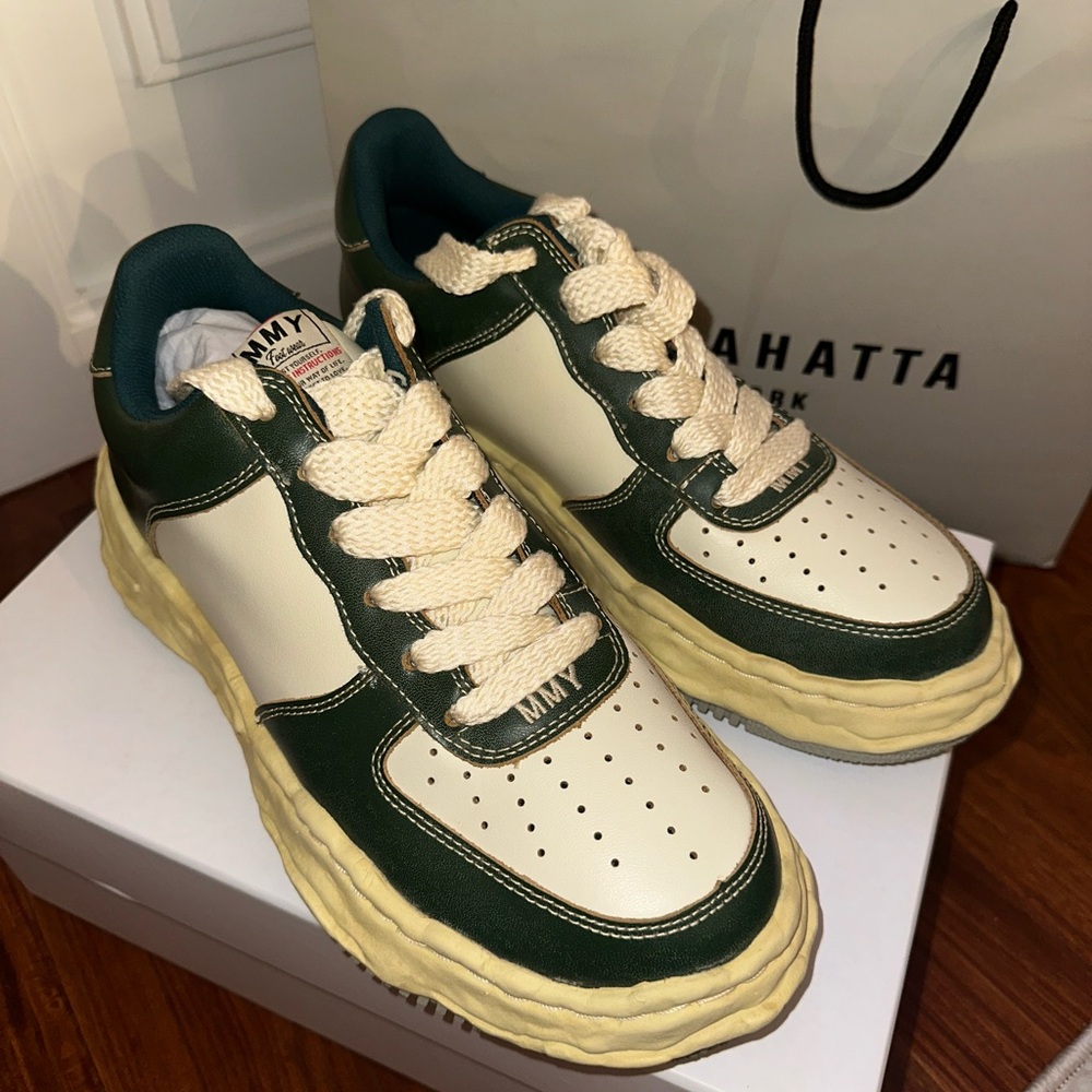 Maison Mihara Yasuhiro Wayne OG Sole Low Top Green/White